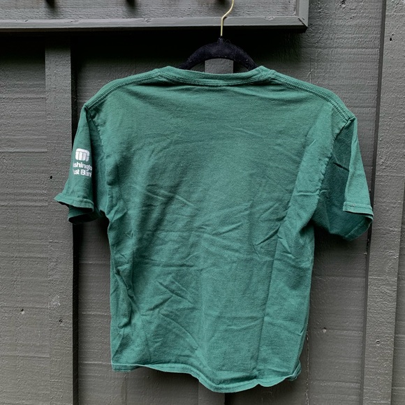 Green Graphic T-shirt Bloomsday Race Baby Tee - Picture 3 of 5